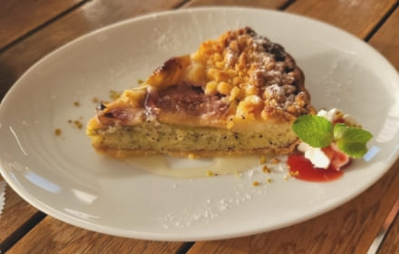 メニューのりんごパイ