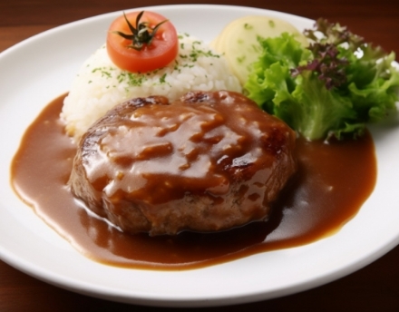 洋風ハンバーグ（デミグラスソース）